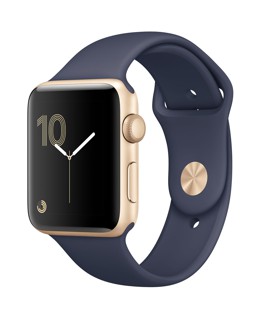 Apple Watch Sport 42mm Series 2 - Gold (Midnight Blue Sport Band)