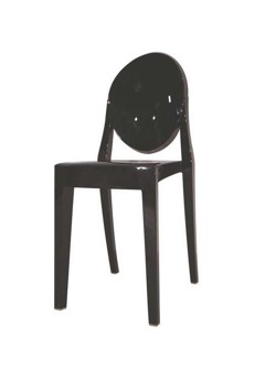 Ghế nhựa màu đen 