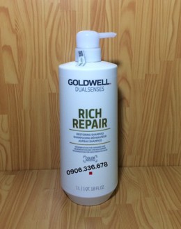 DẦU GỘI PHỤC HỒI TÓC HƯ TỔN GOLDWELL REPAIR 1000ML