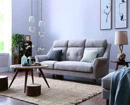 Sofa Flex 6070-52A, 3 chỗ kèm đôn 