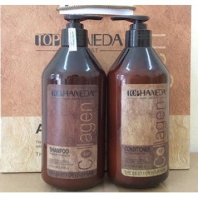  GỘI XẢ HANEDA COLLAGEN PHỤC HỒI TÓC YẾU HƯ TỔN 785ML 