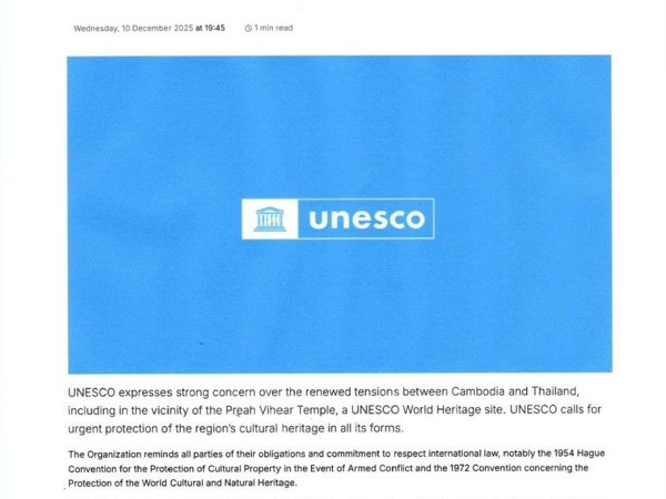 អង្គការយូណេស្កូស្នើឲ្យមានការការពារបេតិកភណ្ឌវប្បធម៌បន្ទាប់ពីមានជម្លោះប្រដាប់អាវុធ រវាងកម្ពុជានិងថៃ