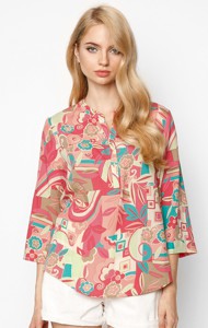 Áo Kiểu In Họa Tiết