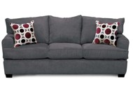 Sterling Grey Casual Contemporary Sofa - City