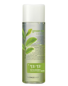 TẨY MẮT MÔI GREEN TEA PHYTO POWDER LIP&EYE MAKEUP REMOVER – THEFACESHOP