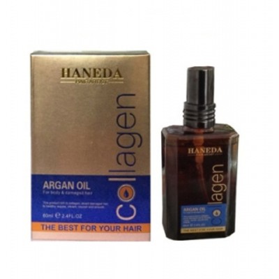 TINH DẦU DƯỠNG TÓC HANEDA COLLAGEN ARGAN 60ML 