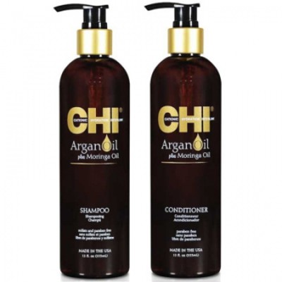 CẶP DẦU GỘI XẢ CHI ARGAN OIL DƯỠNG ẨM TRẺ HÓA TÓC 355ML
