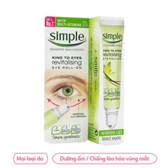Bút lăn dưỡng ẩm Simple Revitalising Eye Roll-On