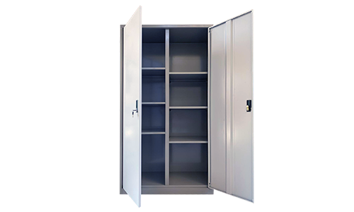 TWO OPEN SWING DOOR WITH PARTITIONED CABINET