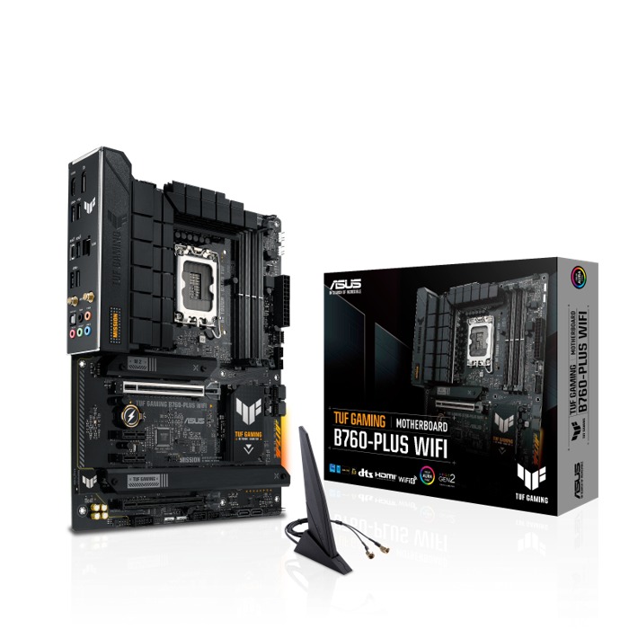 MotherBoard ASUS TUF GAMING B760 PLUS WIFI D5 LGA 1700 (4xDDR5,2xM