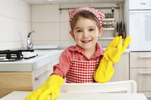 Bí kíp khuyến khích con làm việc nhà