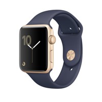 Apple Watch Sport 42mm Series 2 - Gold (Midnight Blue Sport Band)