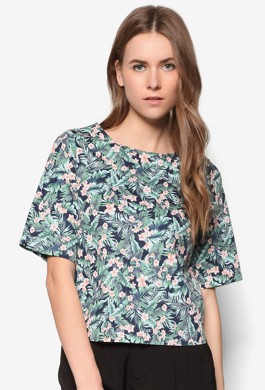 Áo Kiểu Kimono In Họa Tiết