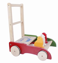 XE TẬP ĐI IQ TOYS HÌNH CON GÀ