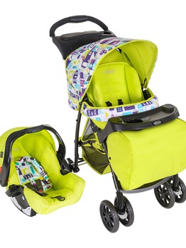 ឈុតរទេះរុញ Toy Town ពណ៌ខៀវ Mirage Graco