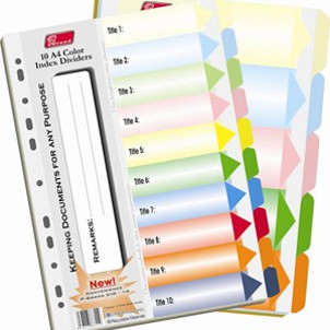 Bìa phân trang giấy 10