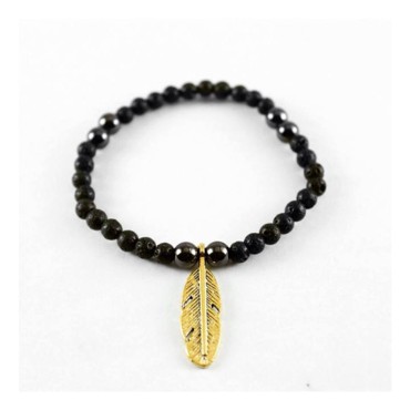 Vòng Tay Đá Núi Lửa Đen