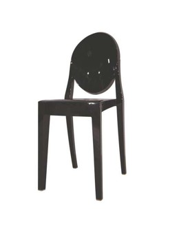 Ghế nhựa màu đen 