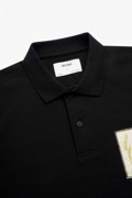 Fitted Polo Shirt With Patch