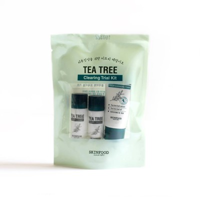 TEA TREE CLEARING TRIAL KIT – SKINFOOD
