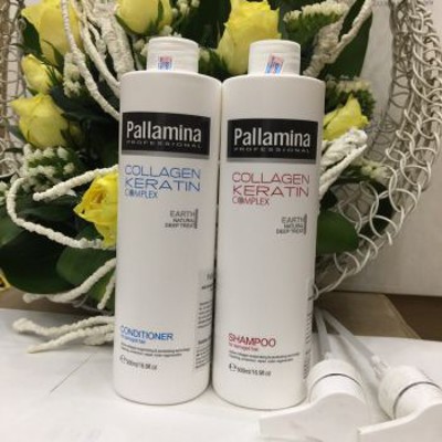 DẦU GỘI XẢ PALLAMINA COLLAGEN KERATIN COMPLEX 500ML