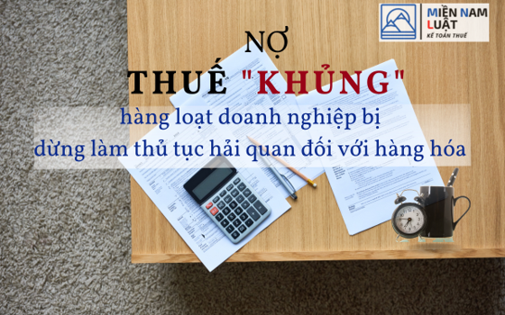 Nợ thuế "khủng" hàng loạt doanh nghiệp bị cục hải quan TP.HCM dừng làm thủ tục hải quan đối với hàng hóa