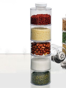 Bộ đựng gia vị 5 tầng