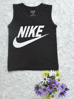 Áo Bé Trai Ba Lỗ Nike In Đại Đen