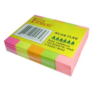 Giấy ghi chú 5 màu Pronoti