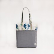 Kuro Tote in Grey and Prints