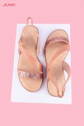 Giày sandal bệt phối kim tuyến SD01040