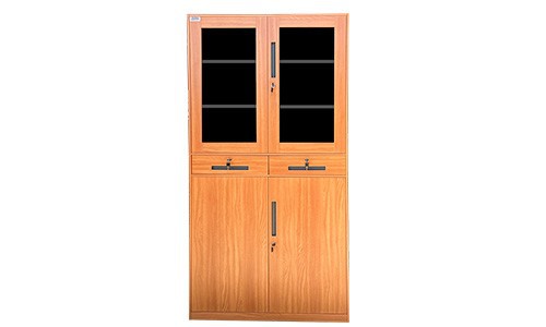 ទូដាក់ឯកសារ (ពណ៌លឿង) - Cabinet Yellow Wooden Color