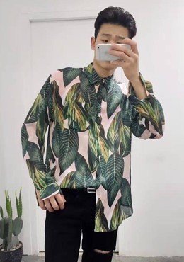 Áo sơ mi hoạ tiết