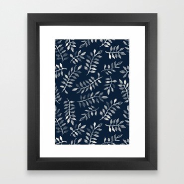 Khung Tranh Lá Phượng Trắng