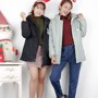 áo khoac kaki trần bông ( xanh bạc hà , đen , hồng )