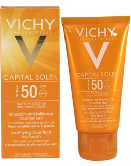 IDEAL SOLEIL SPF 50 UVA+UVB MATTIFYING FACE FLUID