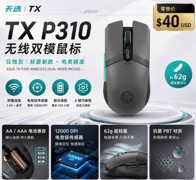 华硕 天选 TX P310 无线双模 日蚀灰