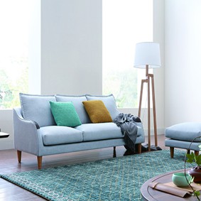 Sofa Flex 6068 - 315, 3 chỗ kèm đôn