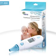 Nhiệt kế hồng ngoại đo tai và trán Hannox