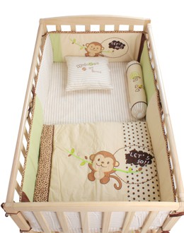 ឈុតគ្រែការ៉ុតជាមួយគំនូរស្វា 