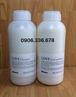 DẦU GỘI XẢ DAVINES LOVE CURL TẠO PHỒNG TÓC XOĂN 1000ML