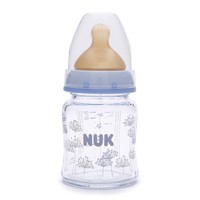 Bình sữa thủy tinh cổ rộng First Choice Nuk 120ml