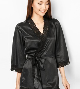 Áo Khoác Ngủ Phối Ren