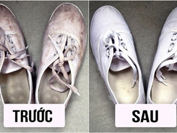 Bí quyết tẩy trắng cho giày chuẩn không cần chỉnh