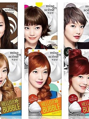 GỘI NHUỘM TÓC HELLO BUBBLE HAIR FOAM – MISE EN SCENE