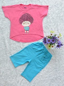  Đồ Bộ Bé Gái Búp Bê Hồng Sen Nhí 