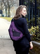 The Healthy Back Bag Denim Twill Purple M