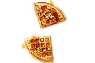 Pistachio Waffles