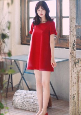 Đầm suông tay nơ MilkCoca