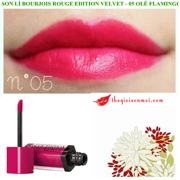 Son Bourjois Velvet 05 Olé Flamingo